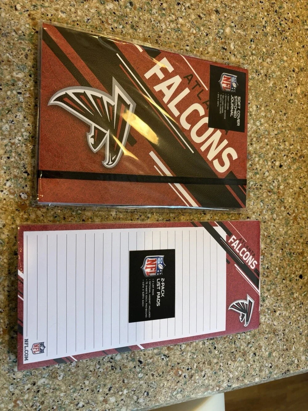 Turner Atlanta Falcons NFL Soft Cover Stitched Journal + 2-Pack List Pads